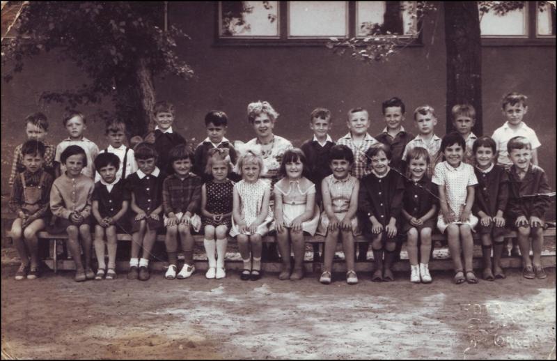 A Táborfalvi Általános Iskola 1. osztálya (1968)